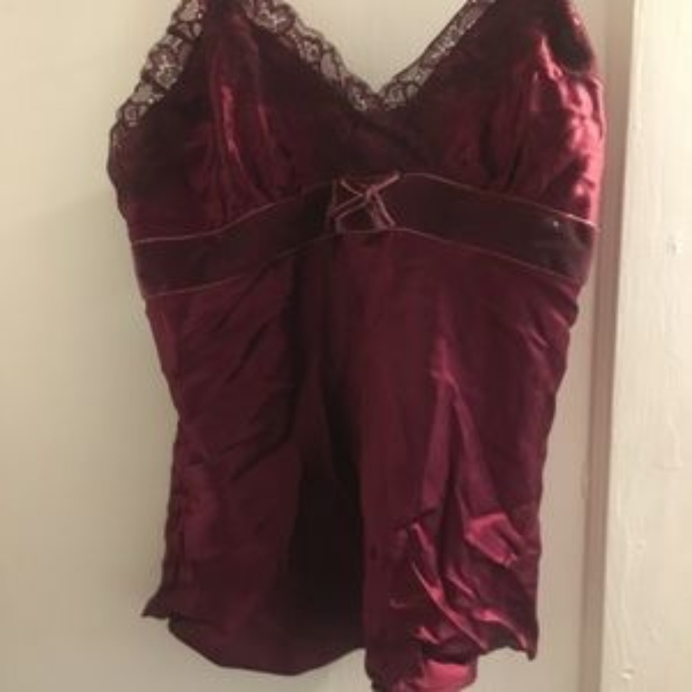 Beautiful satin, lace & velvet I.N.C. Cami- 8
